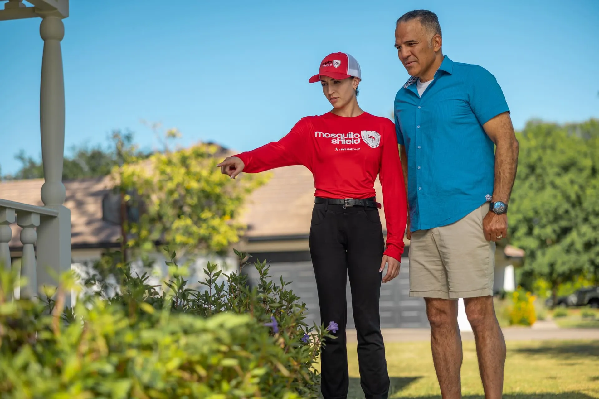 Mosquito Shield protecting luxury South Florida home from mosquitoes
