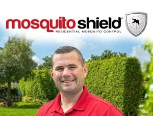 Eric Vincent, Certified Pest Control Operator and owner of Mosquito Shield of Boca and Fort Lauderdale