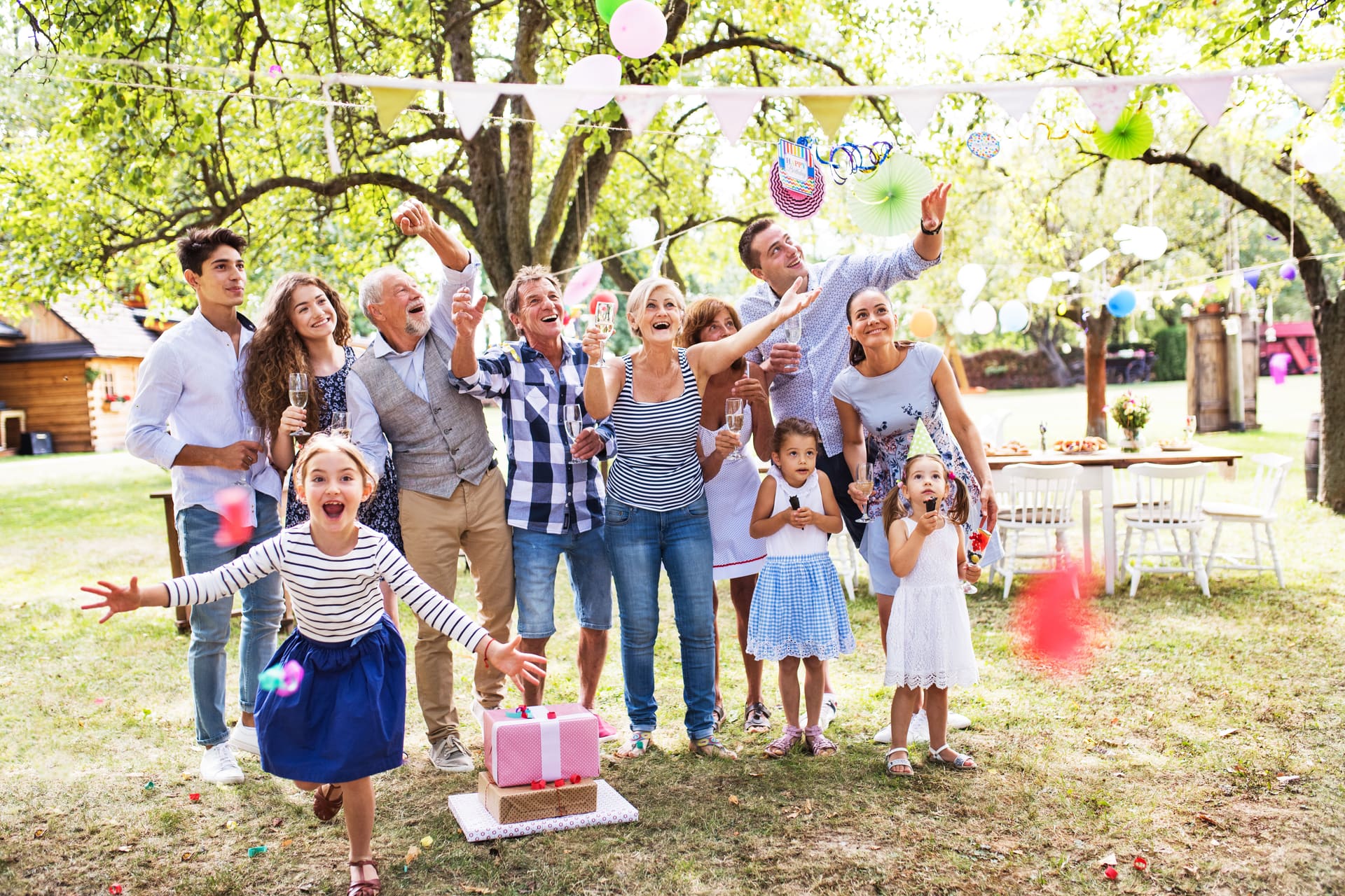 Birthday party treated with Event Shield