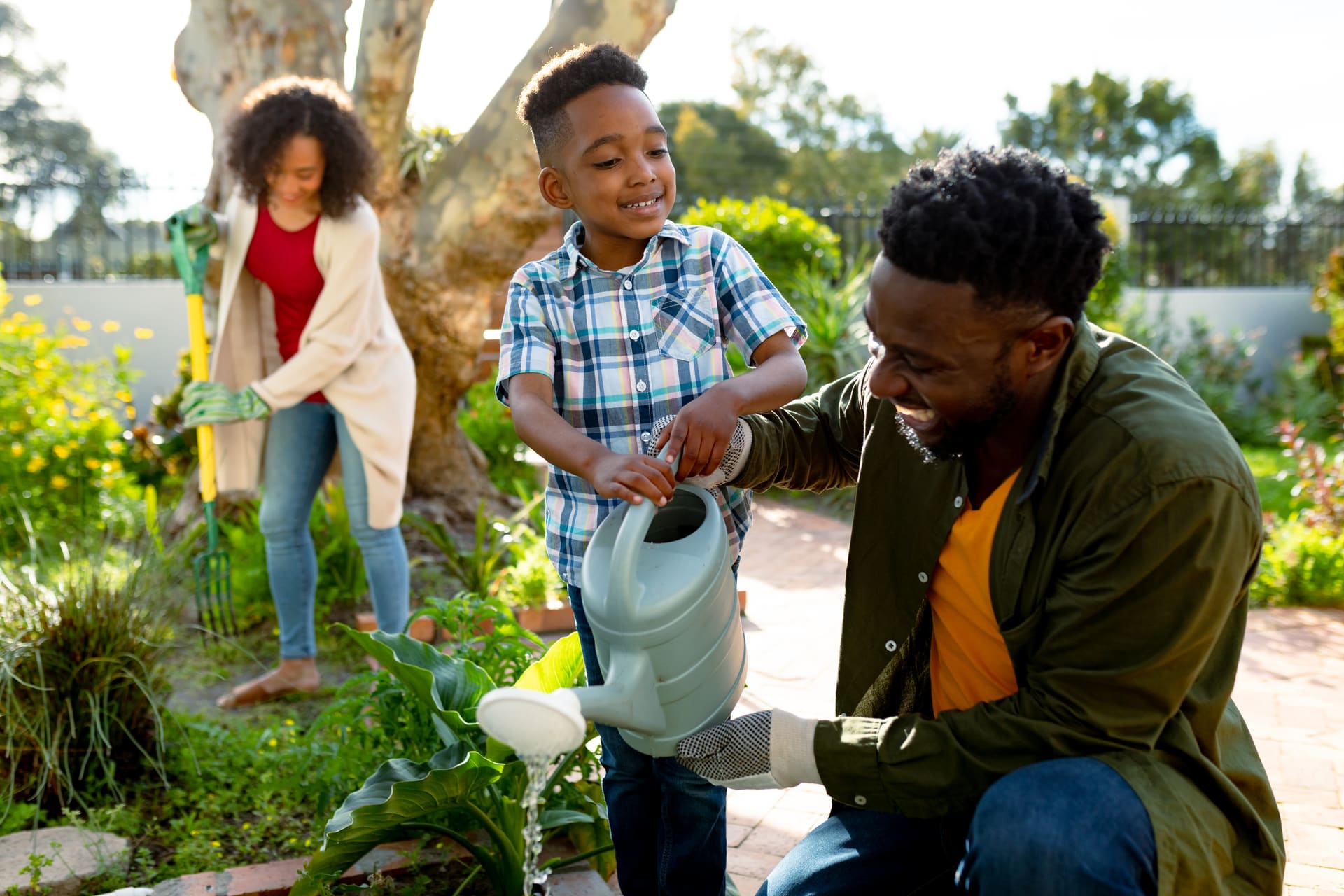 Family enjoying outdoor space in South Florida — protected by Mosquito Shield pest control